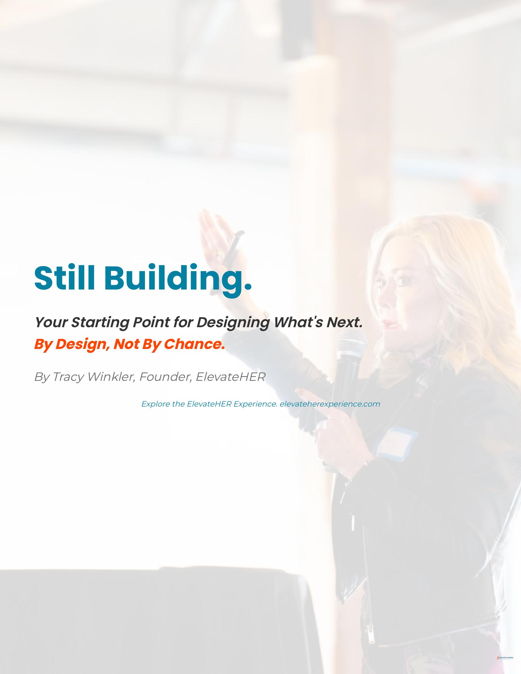 Still Building, The ElevateHER Field Guide cover